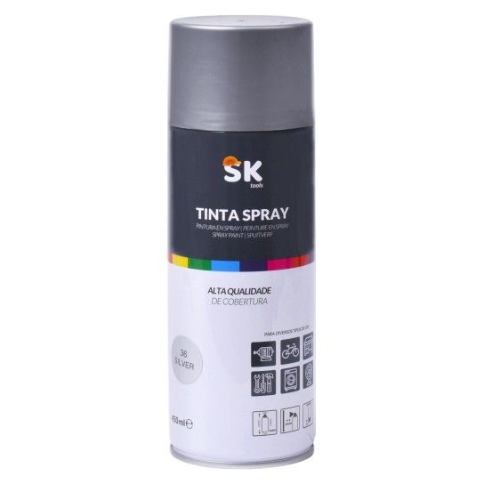 TINTA SPRAY 36 SILVER SK 990-307 CX48 TINTA SPRAY 36 SILVER SK 990-307 CX48
