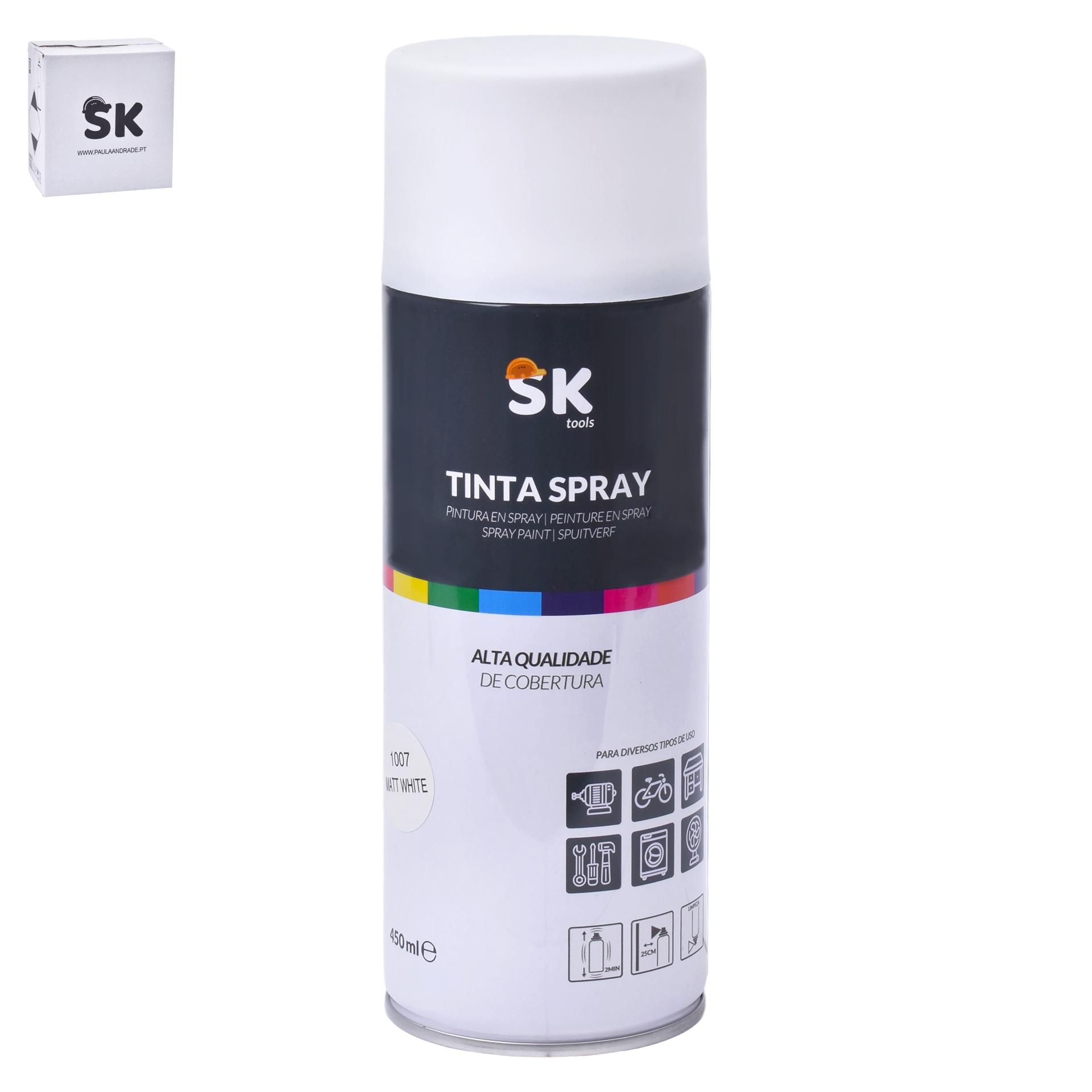 TINTA SPRAY 1007 WHITE SK990-301 CX48 TINTA SPRAY 1007 WHITE SK990-301 CX48
