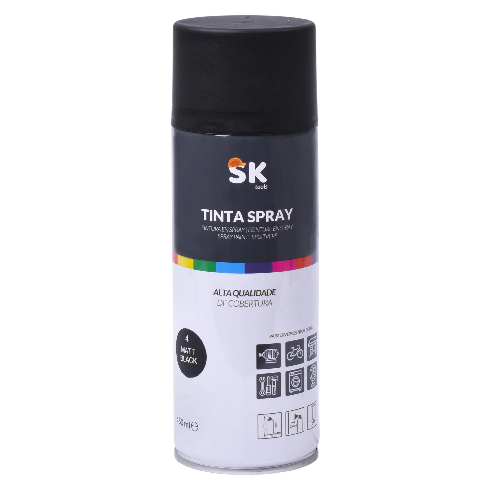 TINTA SPRAY 4 MATT BLACK SK990-300 CX48 TINTA SPRAY 4 MATT BLACK SK990-300 CX48