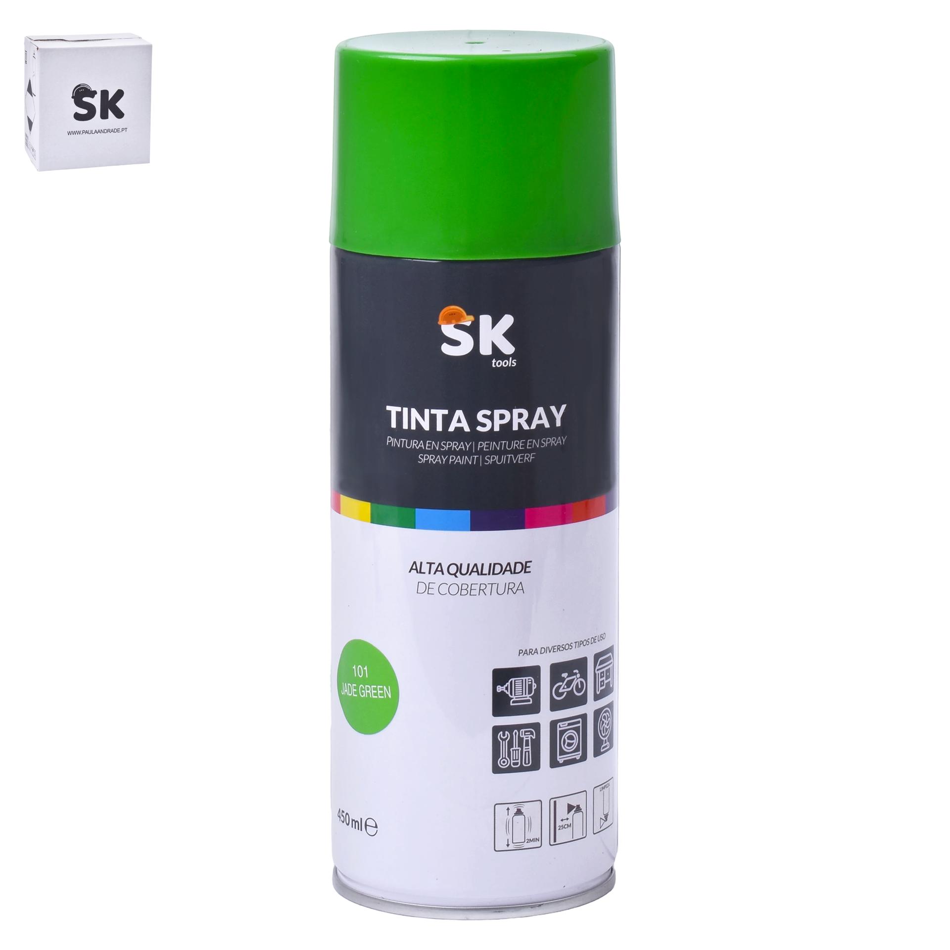 TINTA SPRAY 101 GREEN SK 990-312 CX48 TINTA SPRAY 101 GREEN SK 990-312 CX48