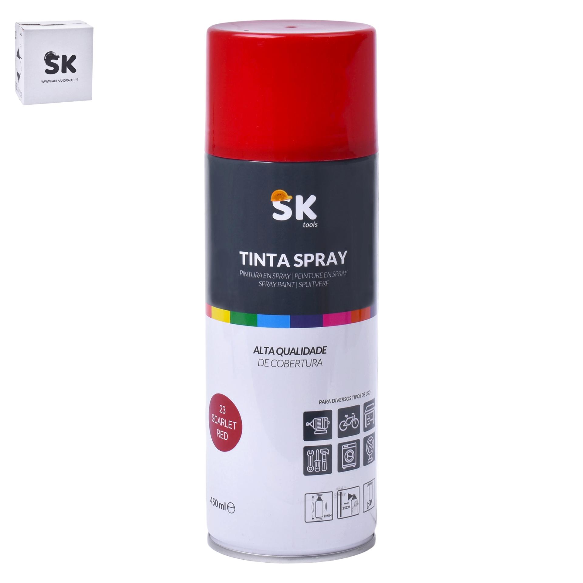 TINTA SPRAY 23 RED SK 990-304 CX48 TINTA SPRAY 23 RED SK 990-304 CX48