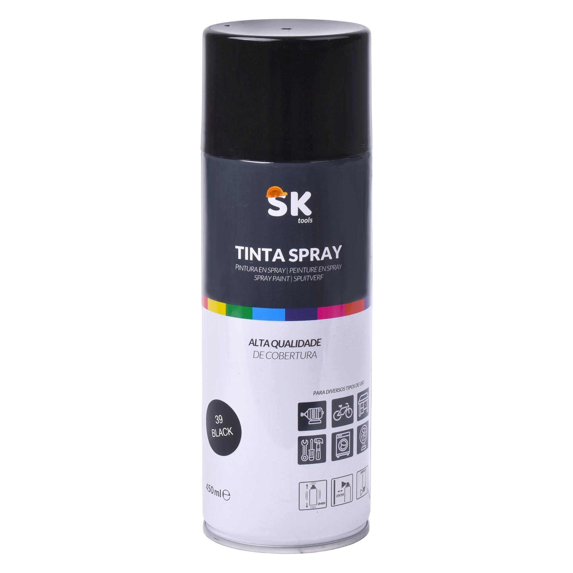 TINTA SPRAY 39 BLACK SK 990-309 CX48 TINTA SPRAY 39 BLACK SK 990-309 CX48