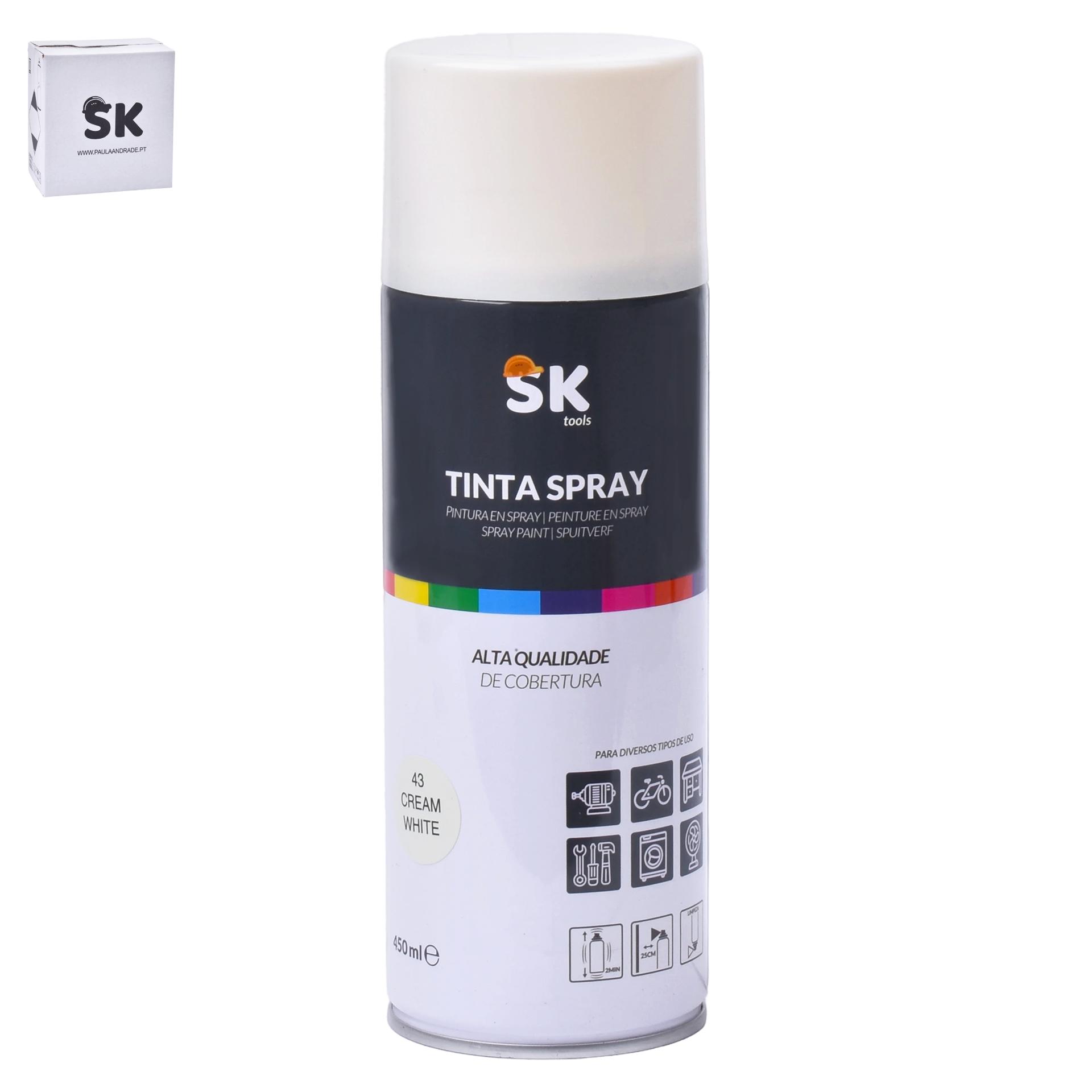 TINTA SPRAY 43 WHITE SK 990-311 CX48 TINTA SPRAY 43 WHITE SK 990-311 CX48