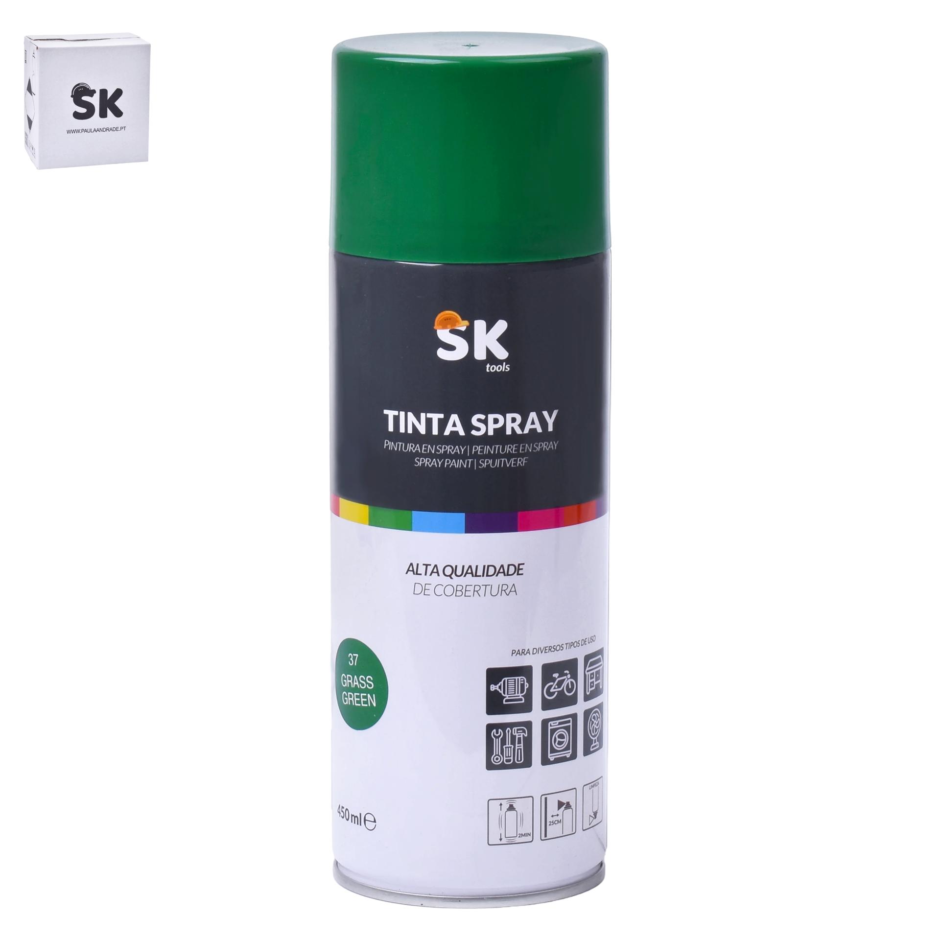 TINTA SPRAY 37 GREEN SK 990-308 CX48 TINTA SPRAY 37 GREEN SK 990-308 CX48
