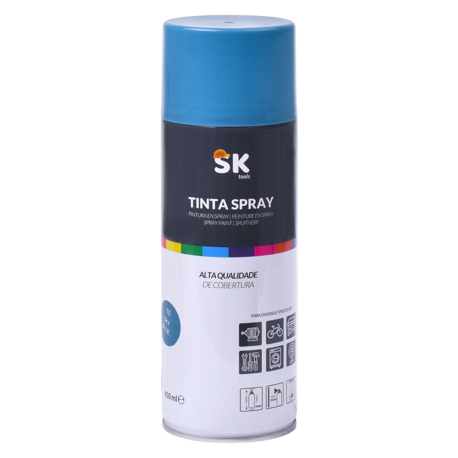 TINTA SPRAY 15 SKY BLUE SK 990-303 CX48 TINTA SPRAY 15 SKY BLUE SK 990-303 CX48
