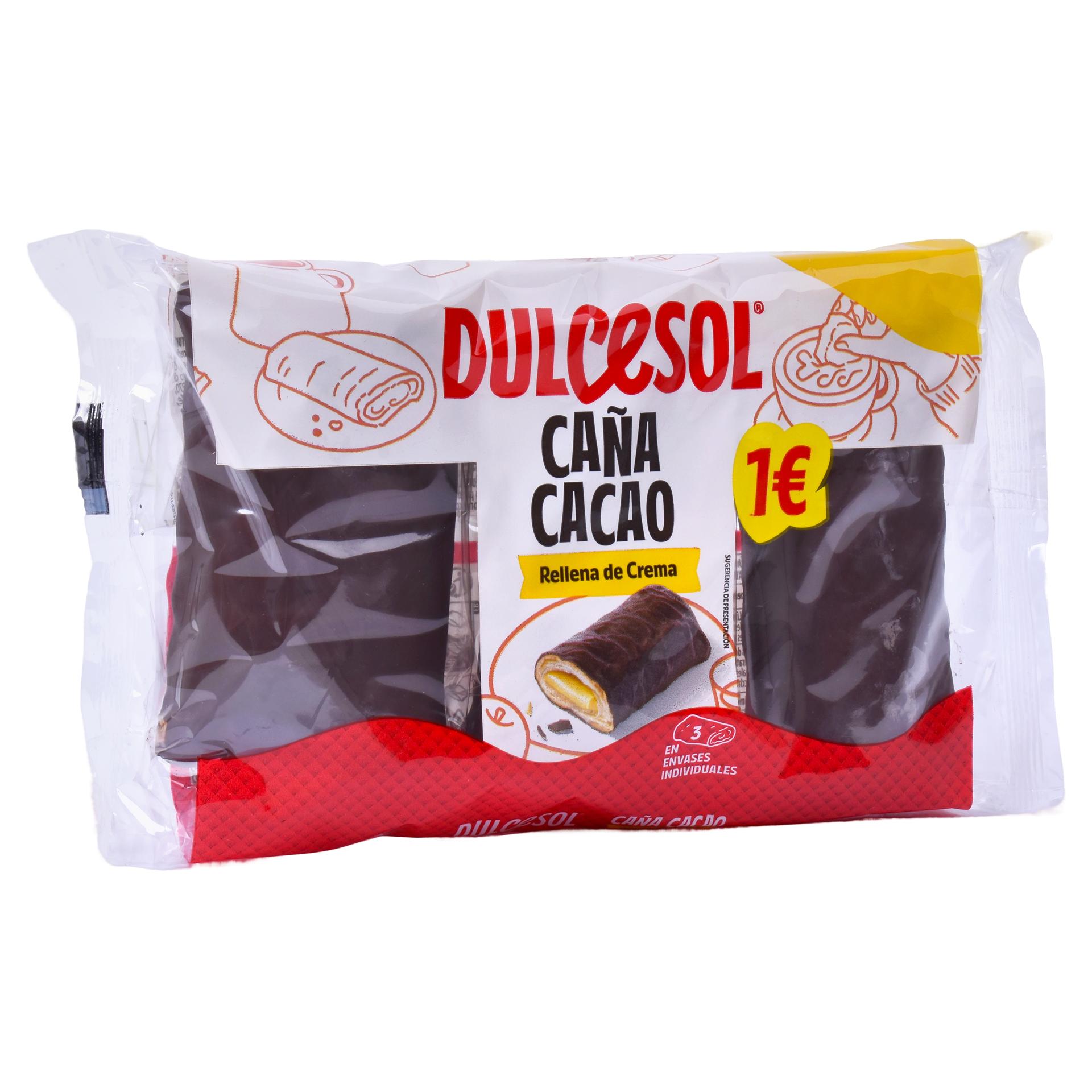CANA CREME CACAU 3UNI 153GR PV1 CANA CREME CACAU 3UNI 153GR PV1
