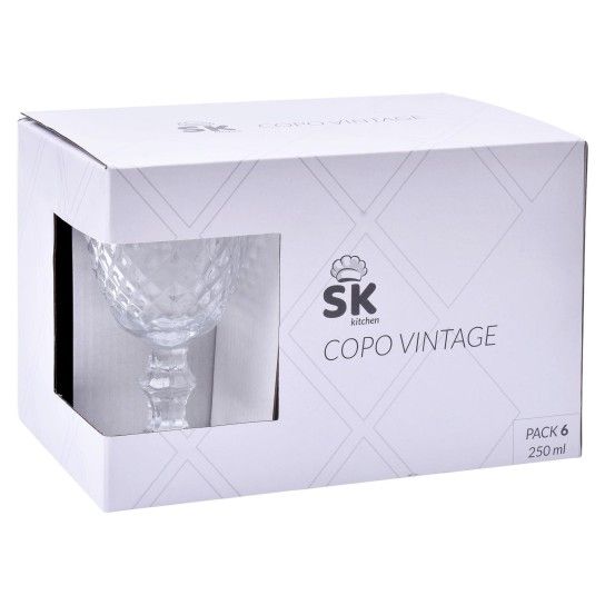 COPO VINHO TRP 250ML 6UN VINTAGE 642-06 COPO VINHO TRP 250ML 6UN VINTAGE 642-06