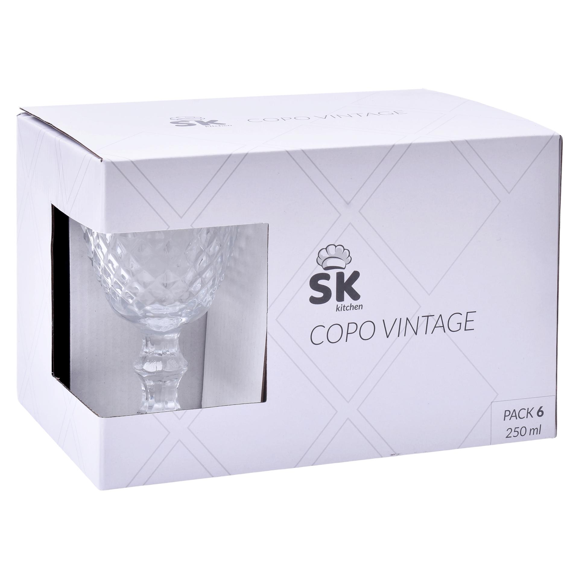 COPO VINHO TRP 250ML 6UN VINTAGE 642-06 COPO VINHO TRP 250ML 6UN VINTAGE 642-06