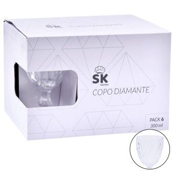 COPO AGUA TRP 300ML 6UN DIAM 642-07