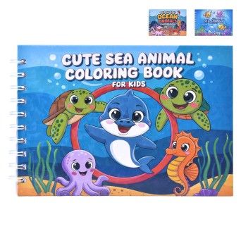 LIVRO PINTAR CUTE SEA ANIMAL YK-006