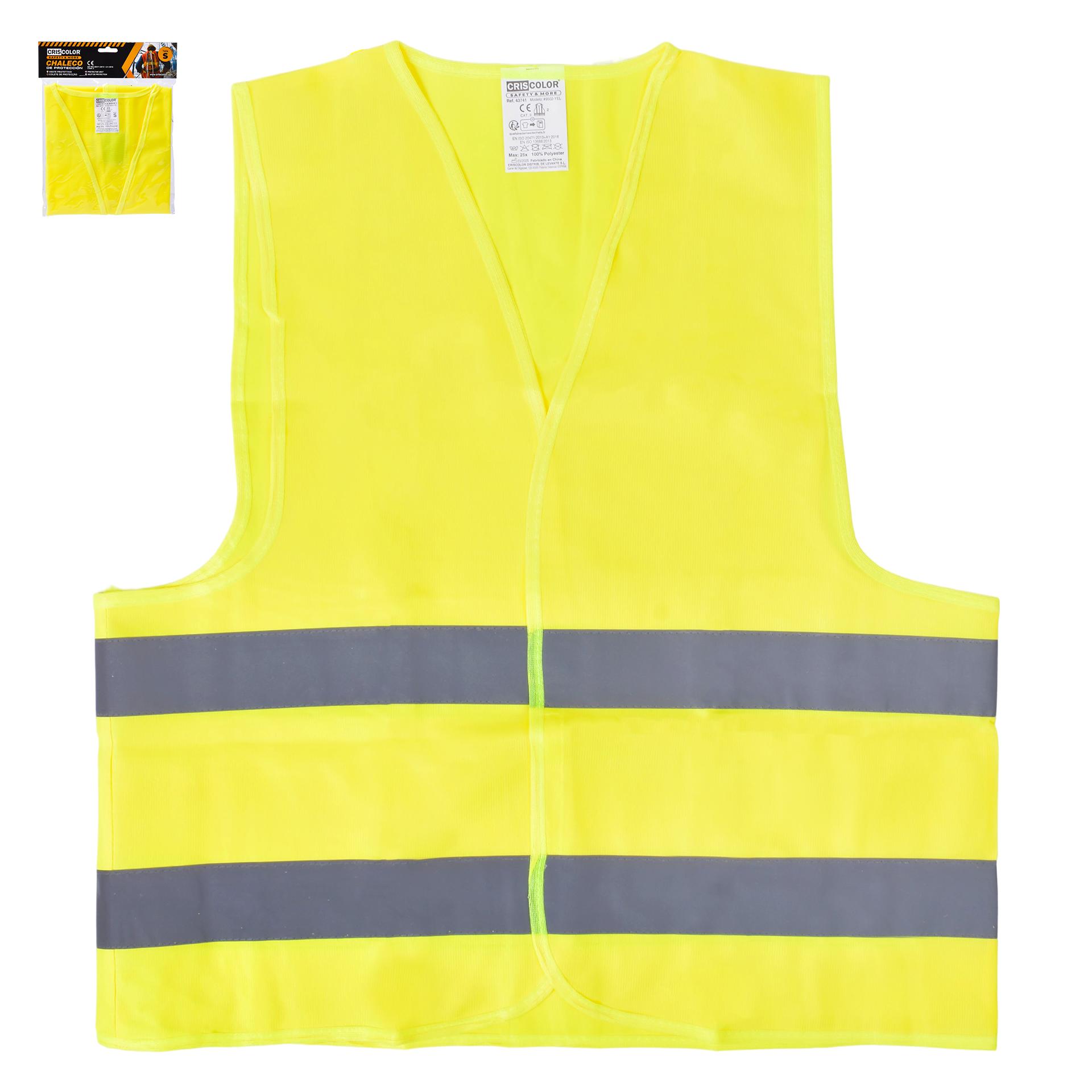 COLETE PROTEÇAO AMARELO TAM S 43741 COLETE PROTEÇAO AMARELO TAM S 43741
