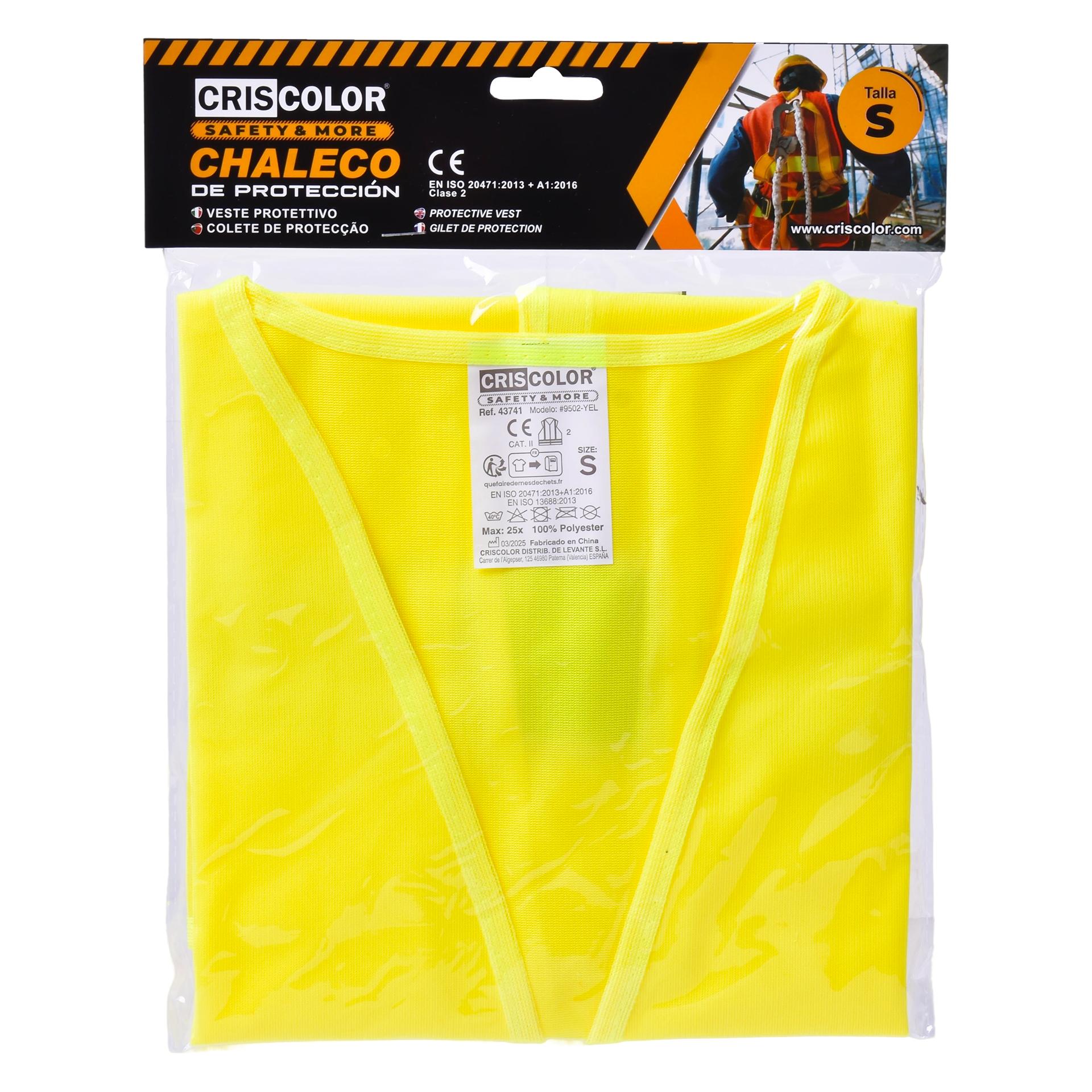 COLETE PROTEÇAO AMARELO TAM S 43741 COLETE PROTEÇAO AMARELO TAM S 43741