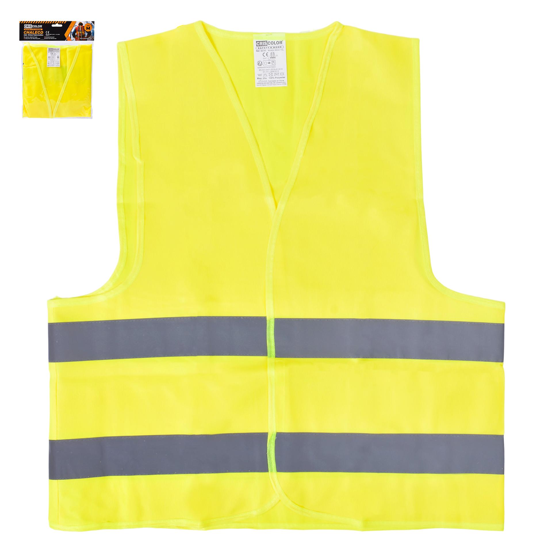 COLETE PROTEÇAO AMARELO TAM M 43740 COLETE PROTEÇAO AMARELO TAM M 43740