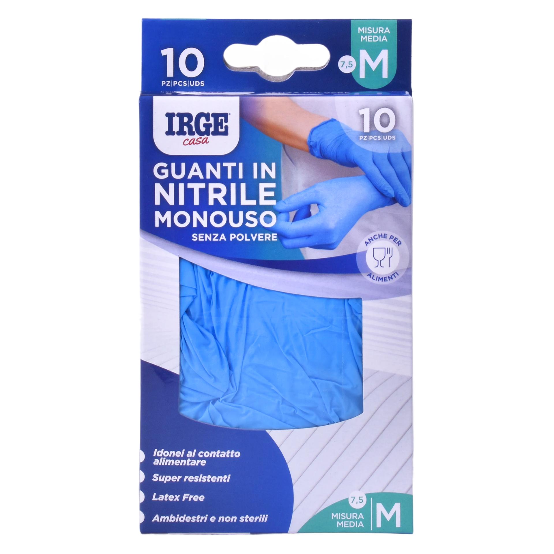 LUVAS NITR AZUL M 10UN FARMALINE CX24 LUVAS NITR AZUL M 10UN FARMALINE CX24
