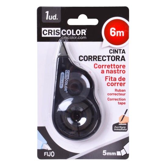 CORRETOR FITA 5MMX6M 43924 CRISCOLOR CORRETOR FITA 5MMX6M 43924 CRISCOLOR