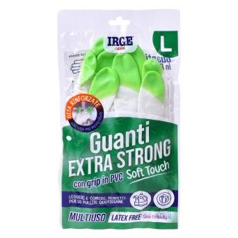 LUVAS MULTIUSOS VERDE TAM L IRGE CX24