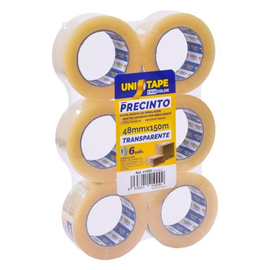 FITA COLA TRANSP 48MMX150M CRISCOLOR 41009 FITA COLA TRANSP 48MMX150M CRISCOLOR 41009