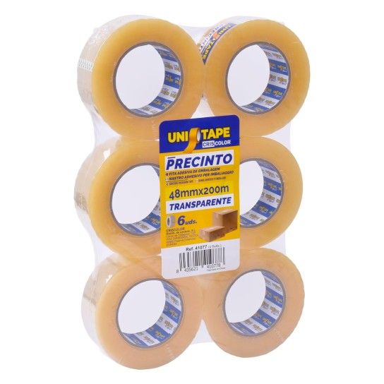 FITA COLA TRANSP 48MMX200M CRISCOLOR 41077 FITA COLA TRANSP 48MMX200M CRISCOLOR 41077
