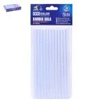 TUBO SILICONE BRANCO 12UN 07X180MM 40803