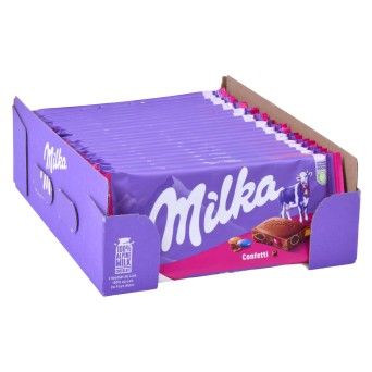 MILKA CONFETTI CL4  22X100G