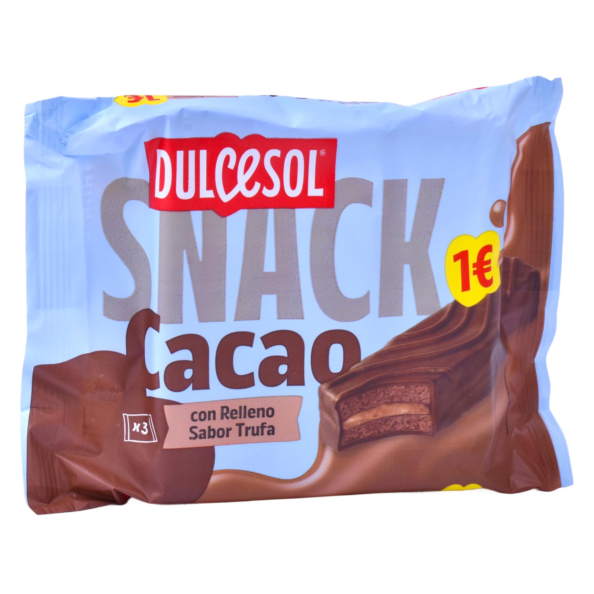 MINI SNACK CHOCO/TRUFA 3U 114GR PV1 MINI SNACK CHOCO/TRUFA 3U 114GR PV1