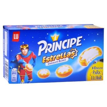 BOLACHA PRINCIPE ESTRELAS BRANCAS 150G
