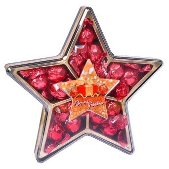 ESTRELA NATAL C/ BOMBONS 210G