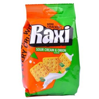 MINI CRACKERS RAXI CEBOLA 100GR
