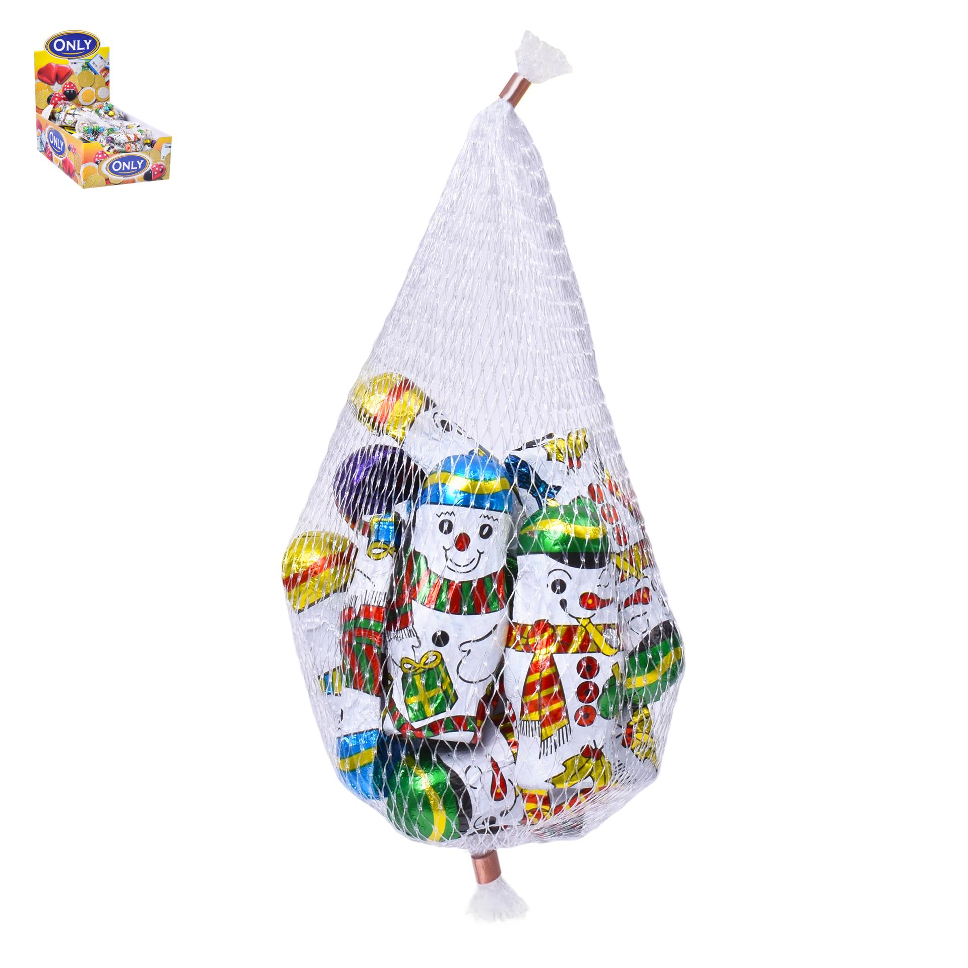 REDE BONECOS NEVE CHOCOLATES 85GR REDE BONECOS NEVE CHOCOLATES 85GR