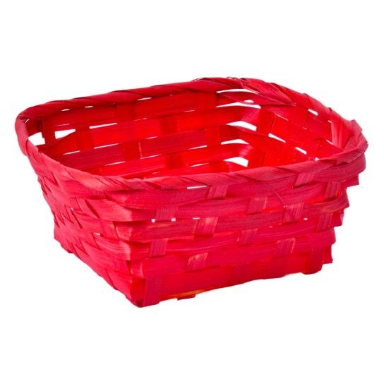 CESTO PAO QUAD. NATAL 20CM