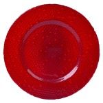 PRATO VIDRO RED VRM 33CM PRATO VIDRO RED VRM 33CM