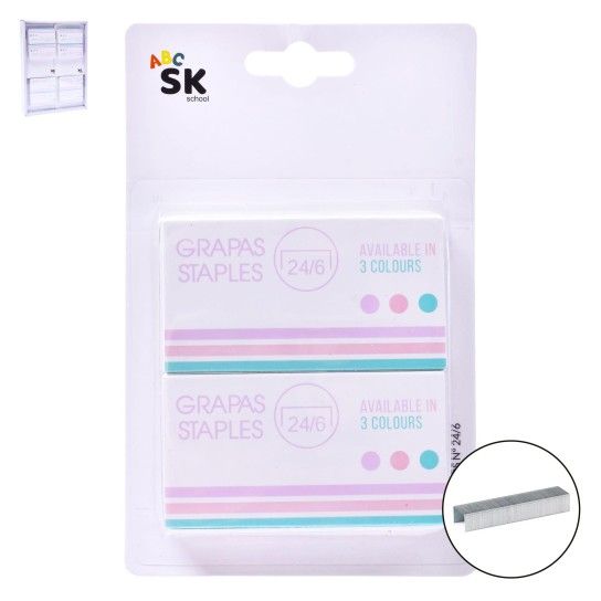 AGRAFOS 2X750 Nº 24/6 2498-210-02 AGRAFOS 2X750 Nº 24/6 2498-210-02