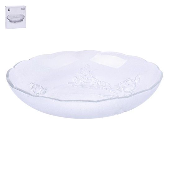 PRATO VIDRO FLOR 6X30X17 700-03 SK CX6