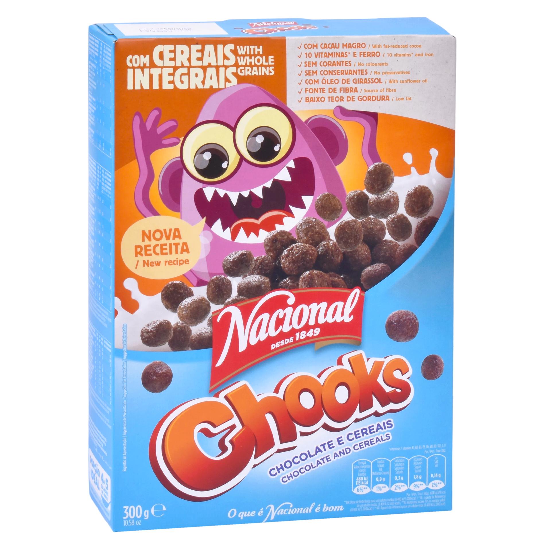 CEREAIS CHOOKS NACIONAL 300G CEREAIS CHOOKS NACIONAL 300G