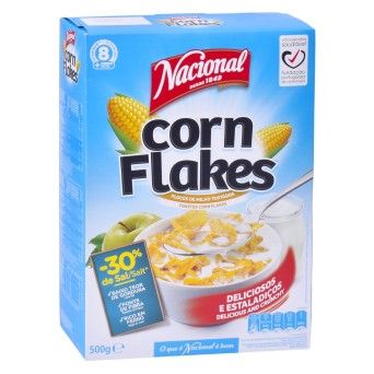 CEREAIS CORN FLAKES NACIONAL 500GR