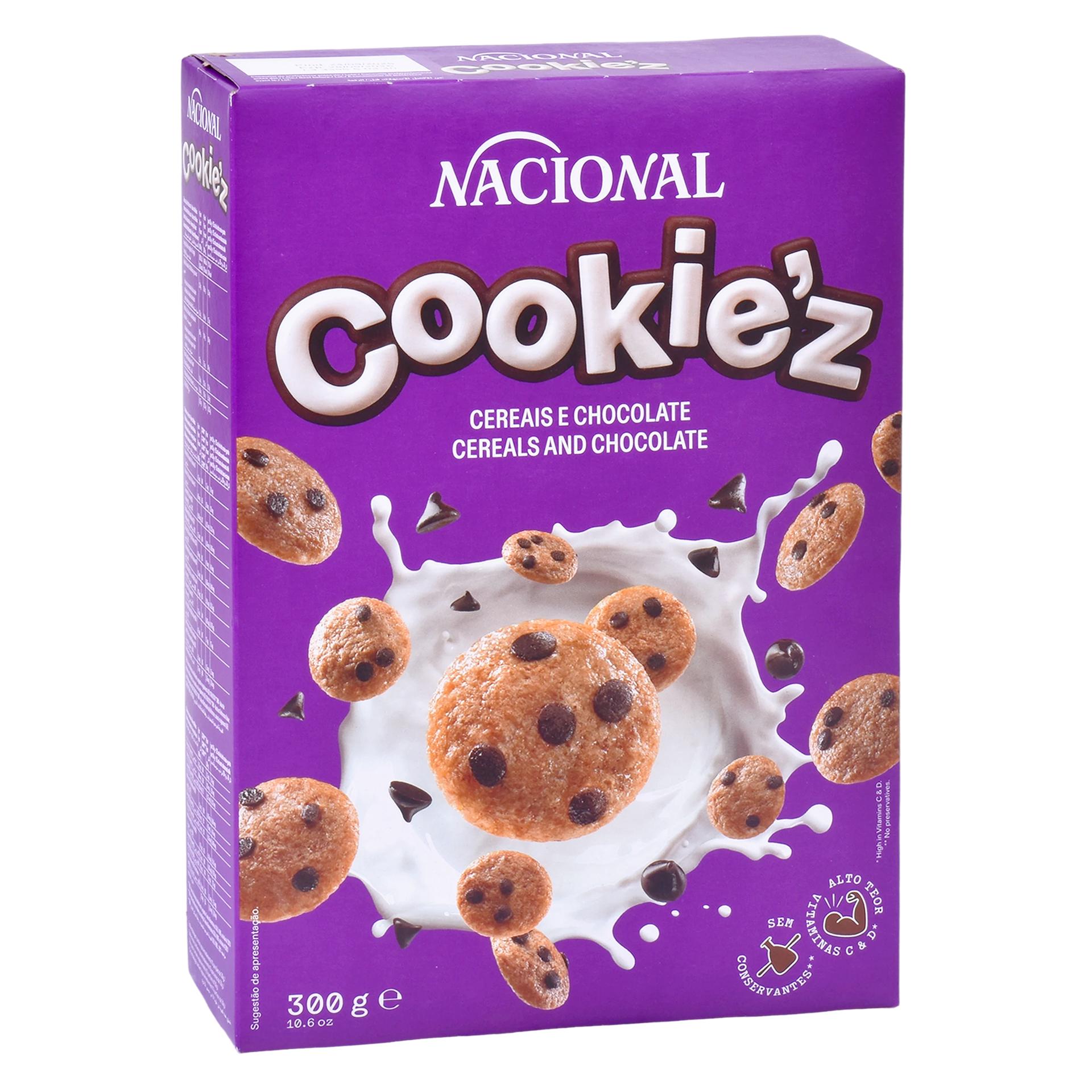 CEREAIS COOKIEZ NACIONAL 300G CEREAIS COOKIEZ NACIONAL 300G