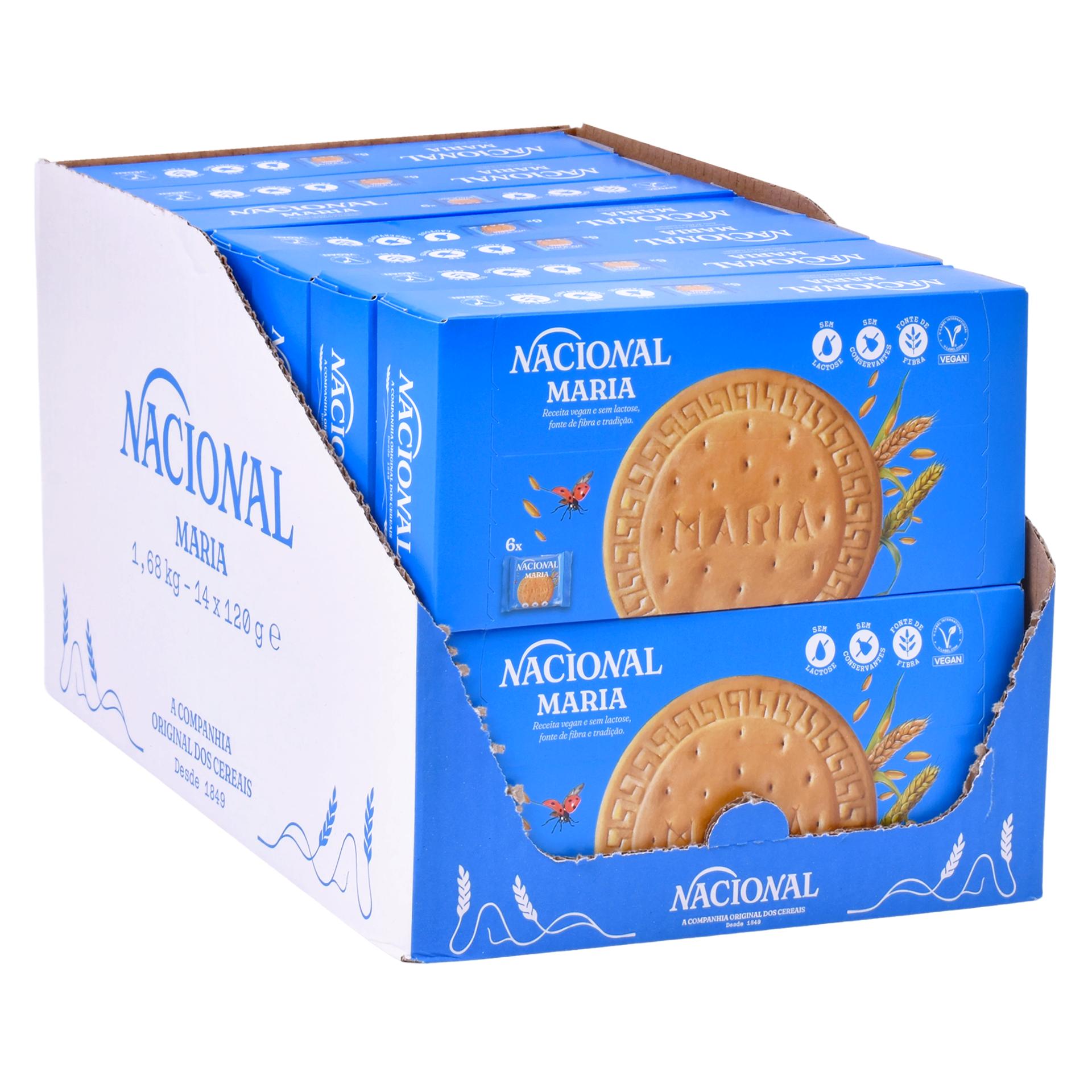 NACIONAL MARIA 6 SACOS 120G NACIONAL MARIA 6 SACOS 120G
