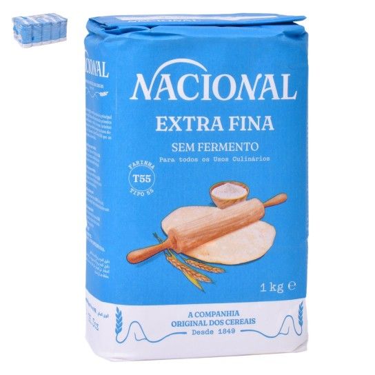 NACIONAL FARINHA EXTRA FINA 1KG NACIONAL FARINHA EXTRA FINA 1KG