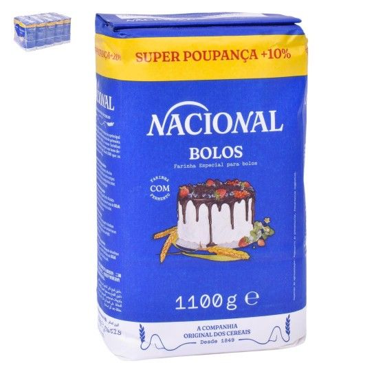 NACIONAL FARINHA BOLOS 1100G NACIONAL FARINHA BOLOS 1100G