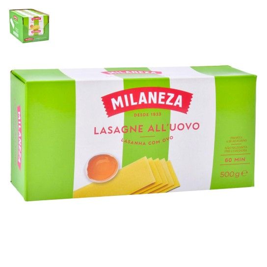 MILANEZA LASANHA C/OVO 500G