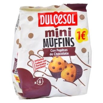 MINI MUFFINS C/ PEPITAS 133G