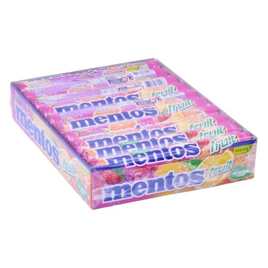 MENTOS SINGLE FRUTAS 20UNI