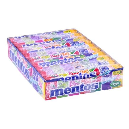 MENTOS SINGLE RAINBOW 20UNI