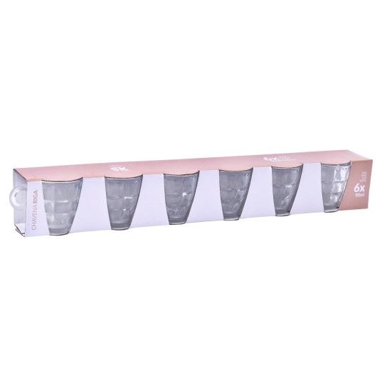 CHAVENA VIDRO RIGA 90ML 6UN SK 424-42 CX12 CHAVENA VIDRO RIGA 90ML 6UN SK 424-42 CX12