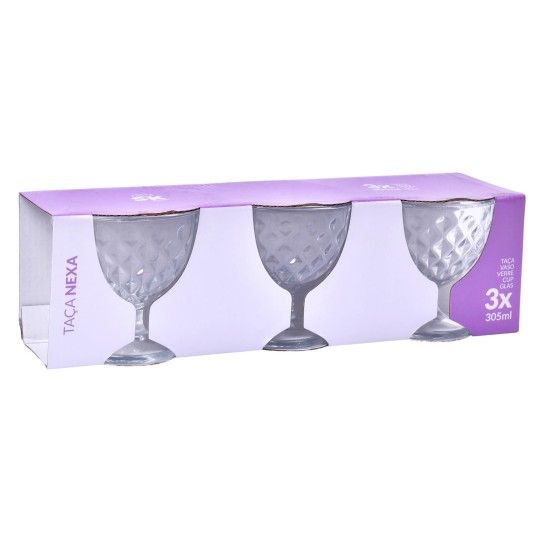 TAÇA VIDRO NEXA C/PE 3UN SK 424-35 CX12 TAÇA VIDRO NEXA C/PE 3UN SK 424-35 CX12