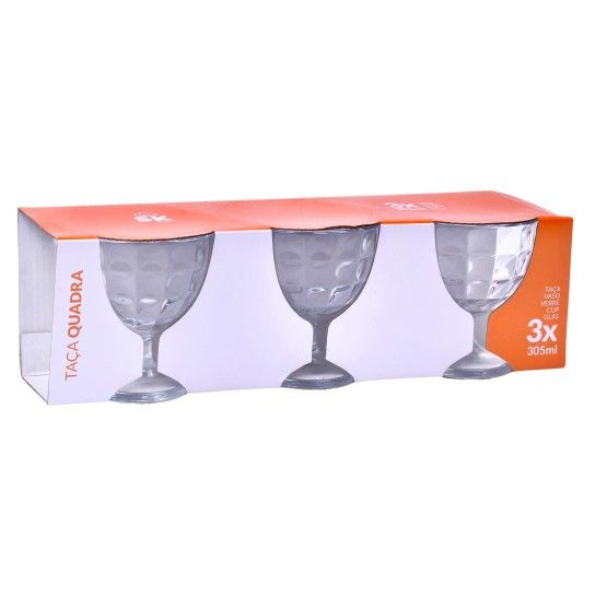 TAÇA VIDRO QUADRA C/PE 3UN SK 424-36 CX12 TAÇA VIDRO QUADRA C/PE 3UN SK 424-36 CX12