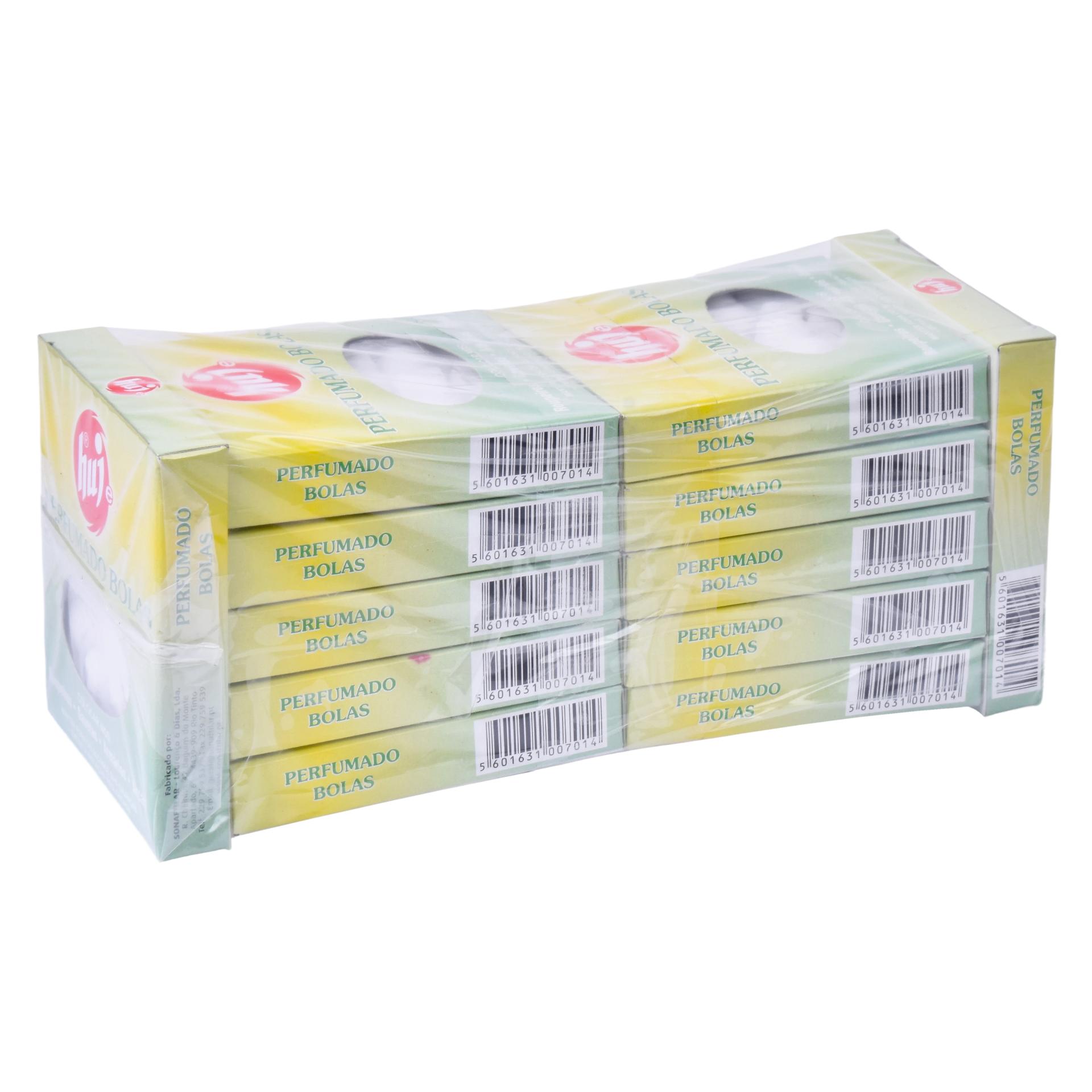 BOLAS NAFTALINA PERFUMADAS 70G