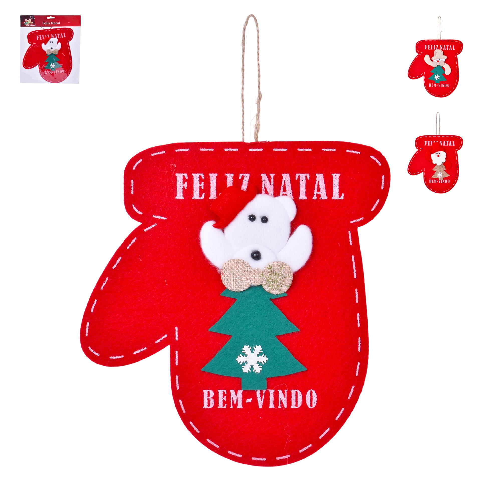 DECORAÇÃO NATAL LUVA 1611-001 DECORAÇÃO NATAL LUVA 1611-001