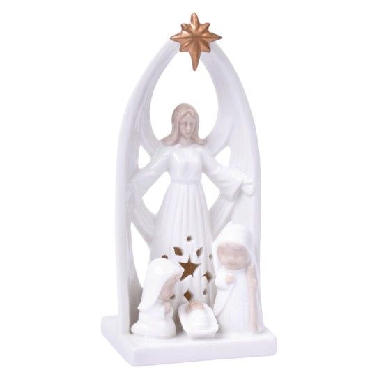 PRESEPIO PORC. C/LZ 20CM 50431541 LUNA