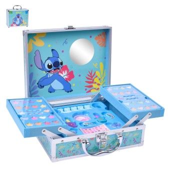 MALA MAQUILHAGEM C/COMPARTIMENTOS STITCH